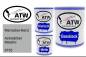 Preview: Mercedes-Benz, Astralsilber Metallic, 9735: 1L Lackdose + 1L Klarlack + 500ml Härter - Set, von ATW Autoteile West.
